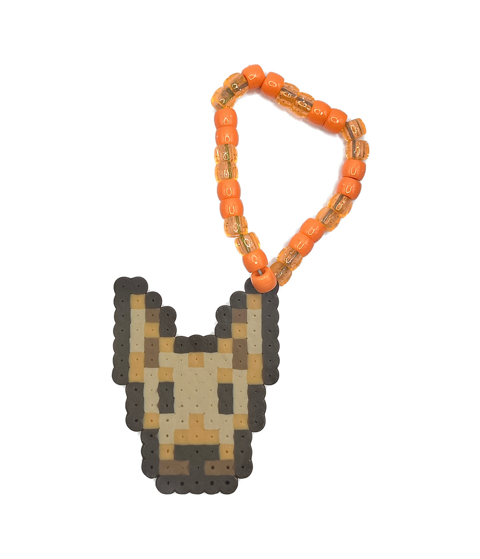 Thumbnail: German Shepherd/Belgian Malinois Dog Perler Bracelet