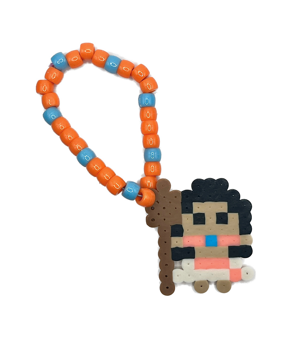 Thumbnail: Polynesian Water Princess Perler Bracelet