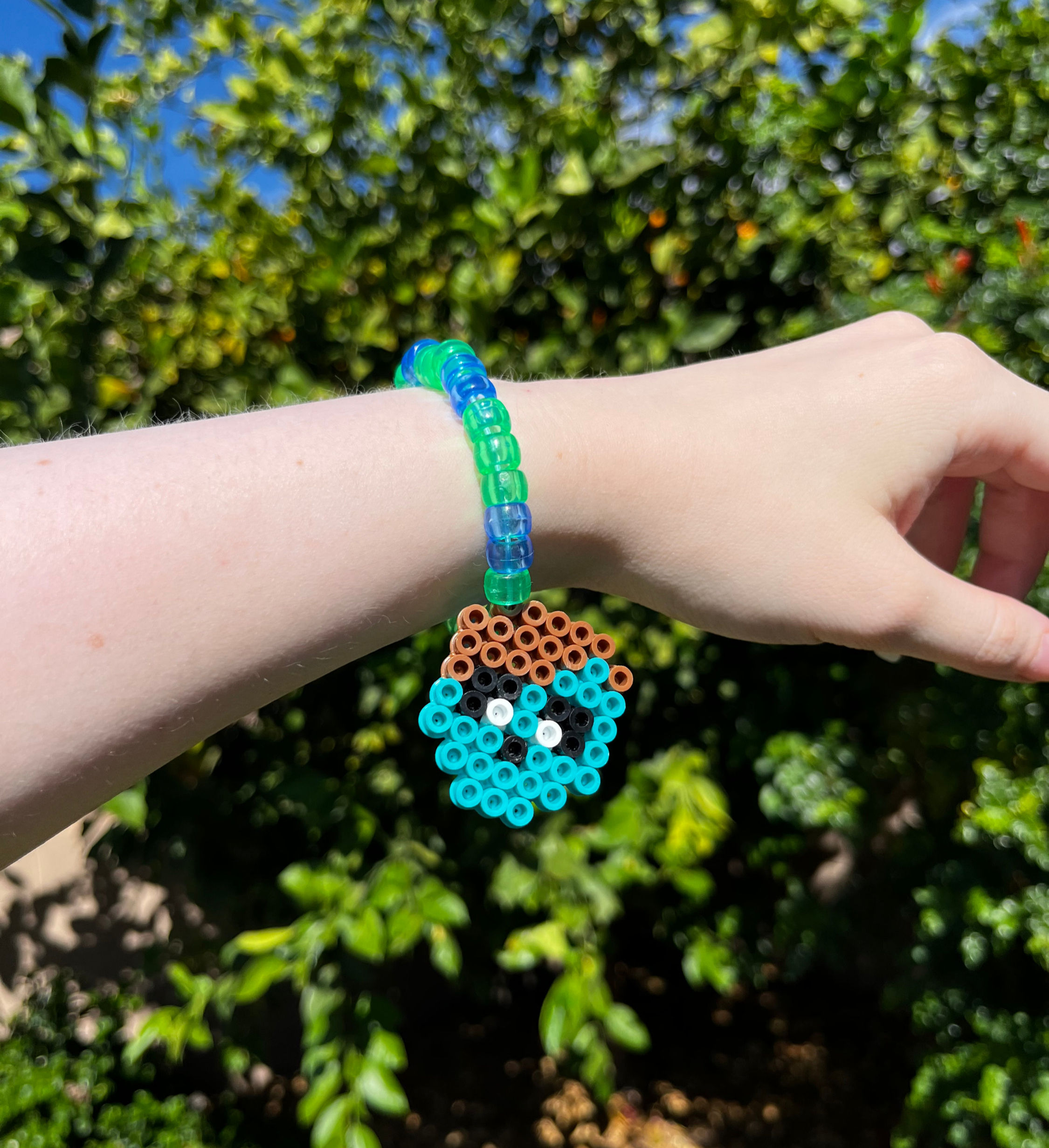 Zomboy Perler Bracelet