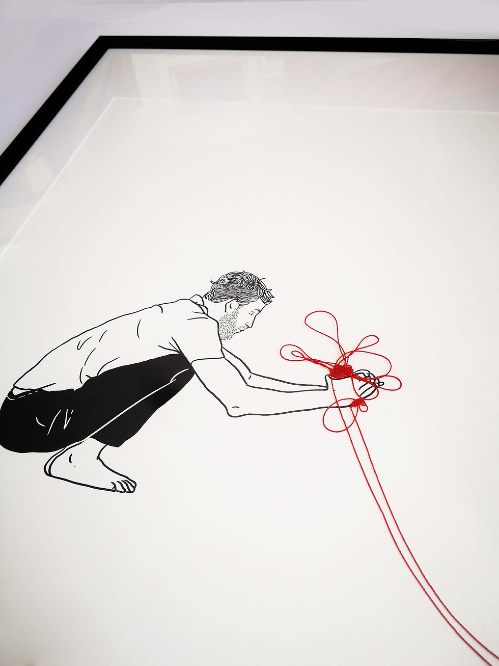 Thumbnail: Symptom - 100 cm x 70 cm Diptych
