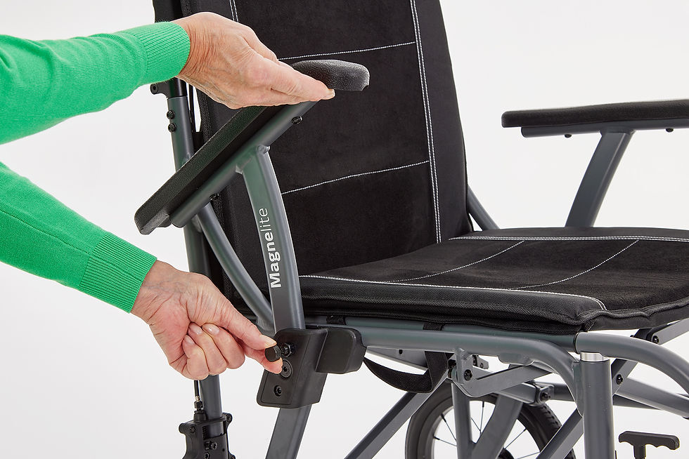 Thumbnail: Motion Healthcare Magnelite Transit Wheelchair