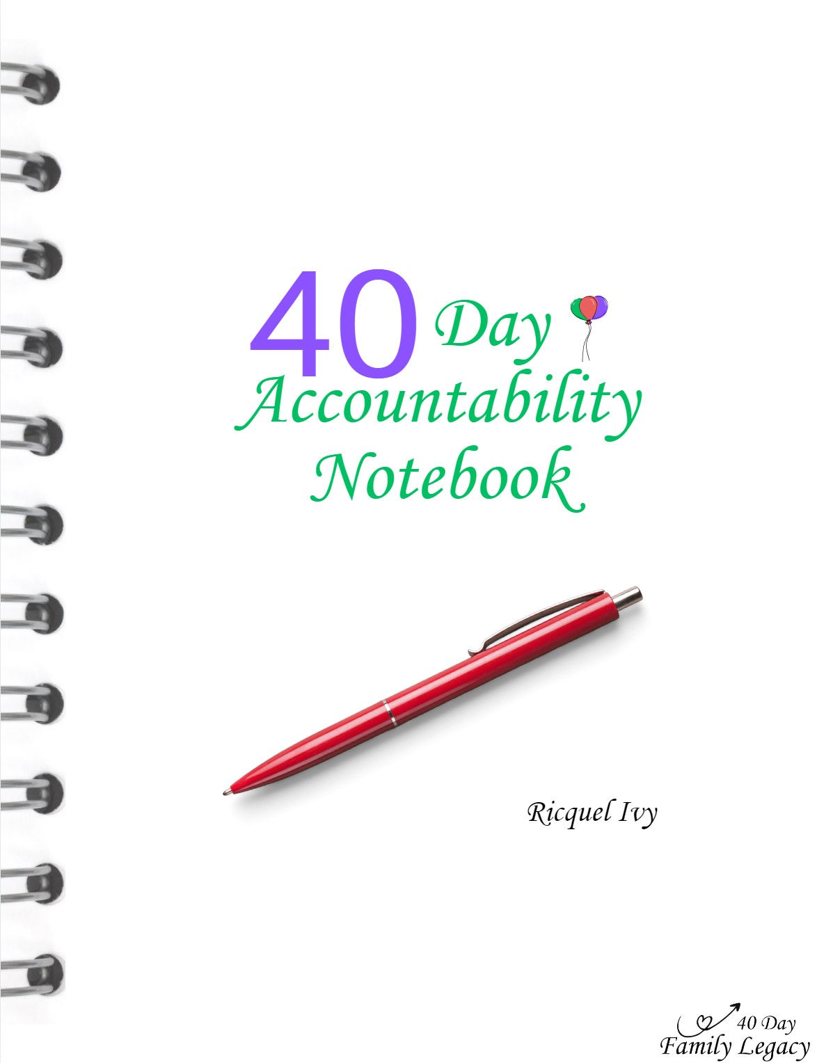40 Day Accountability Printable notebook