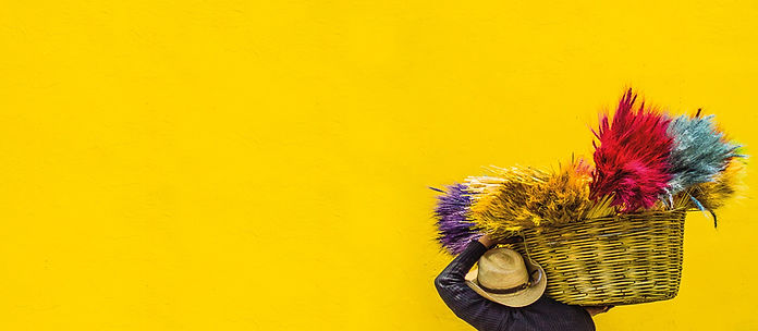 Homme avec panier