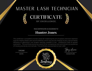 Modern Golden and Black Certificate of Excellence with Abstract Shapes.jpg