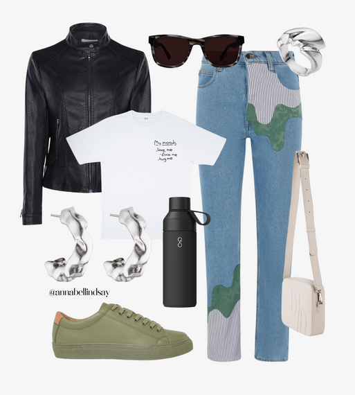 How I'd Style: The Recycled Melt Patch Jeans by Fanfare Label