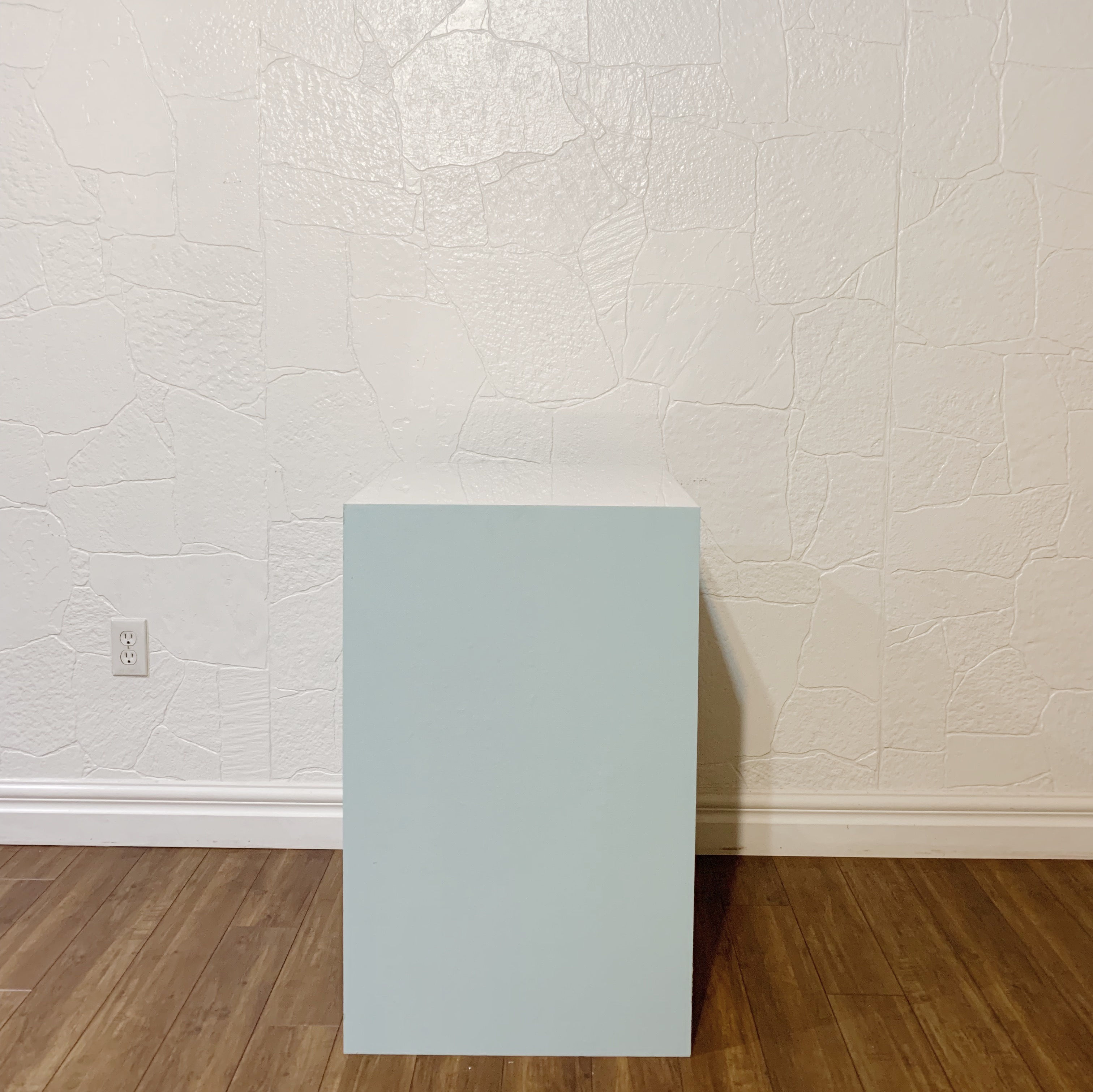 Blue Square Plinth