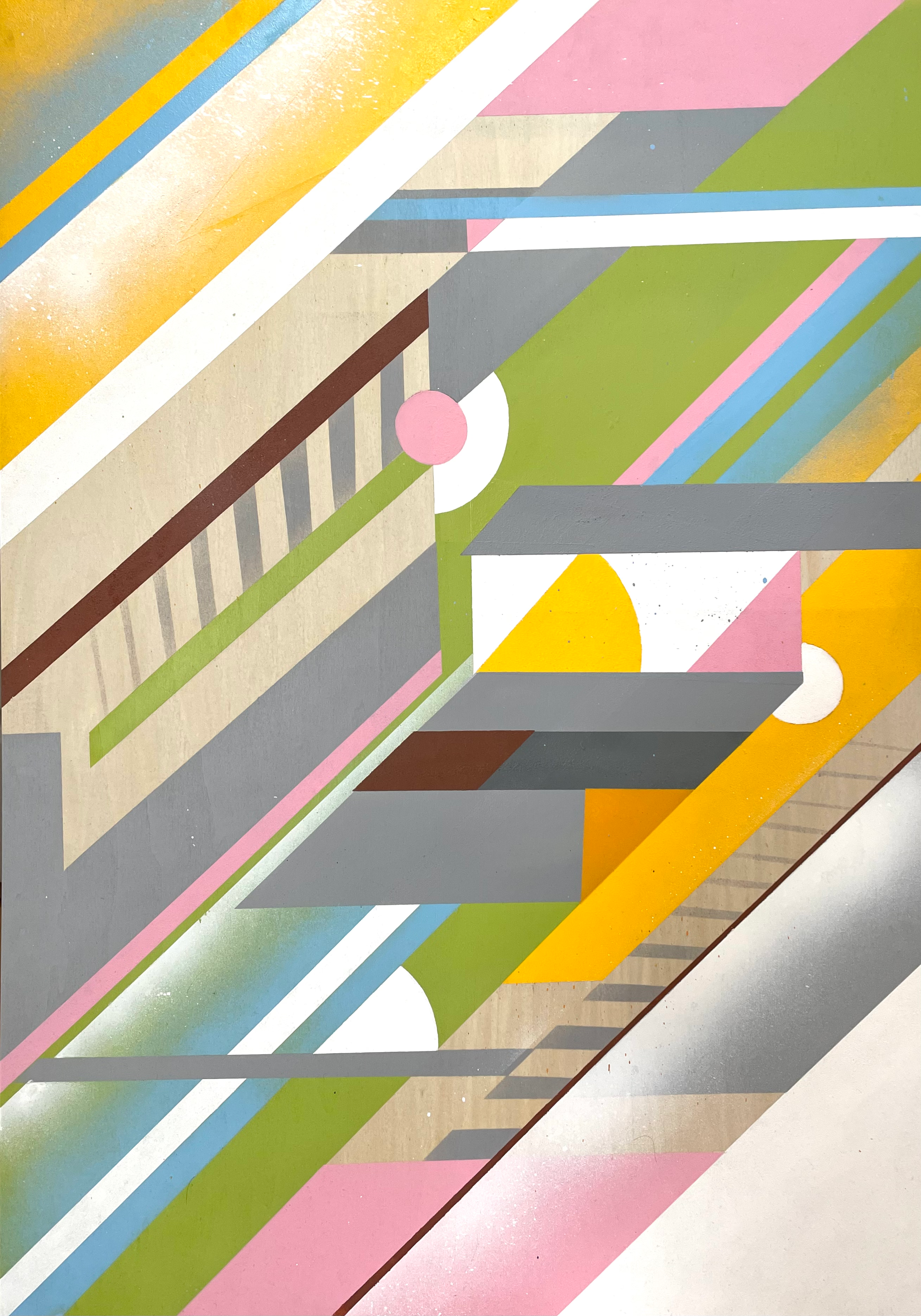 Far and close - painting