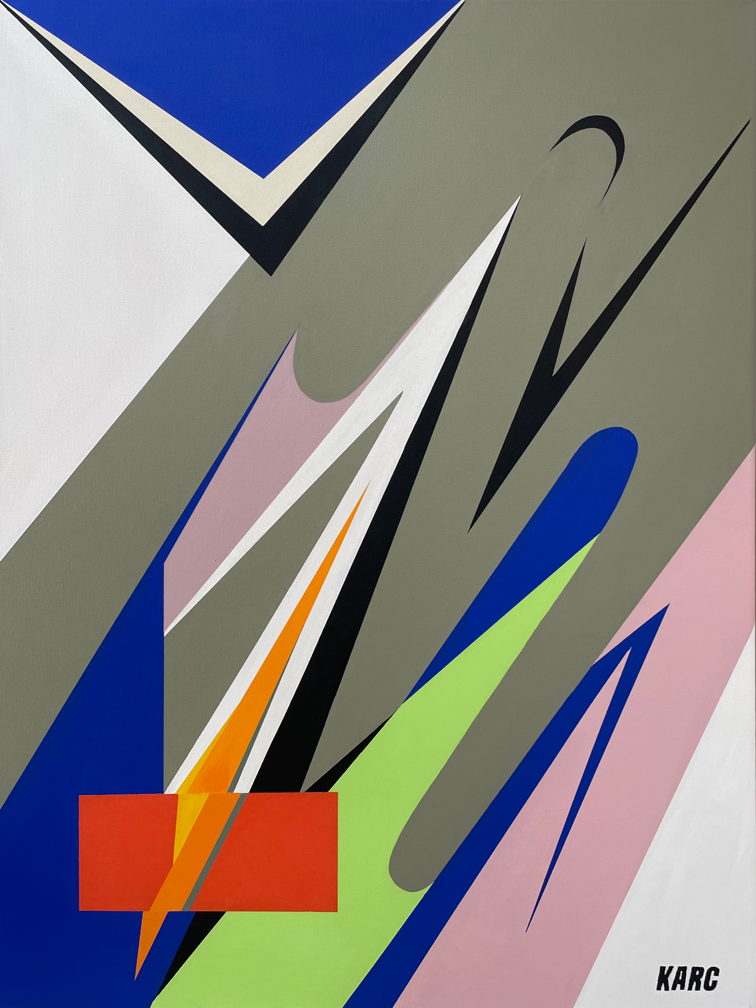 Storm Acrylic Painting