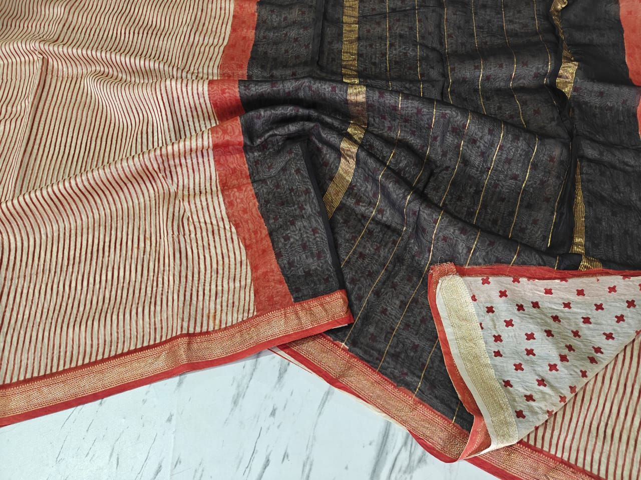 Pure Maheshwari Silk Saree