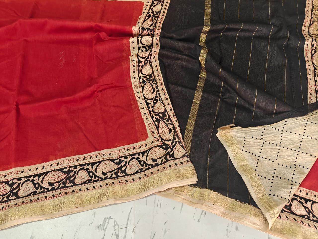 Pure Maheshwari Silk Saree