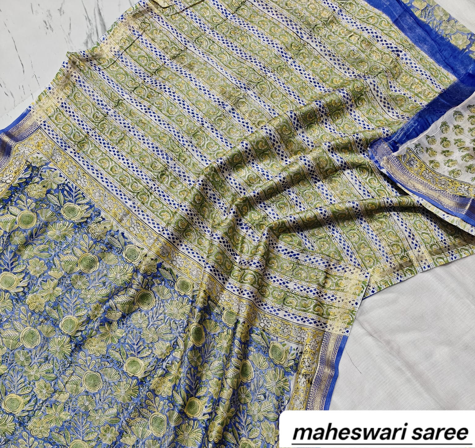 Pure Maheshwari Silk Saree