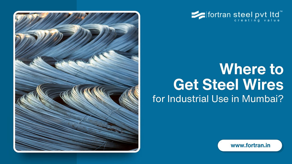 Where to Get Steel Wires for Industrial Use in Mumbai?