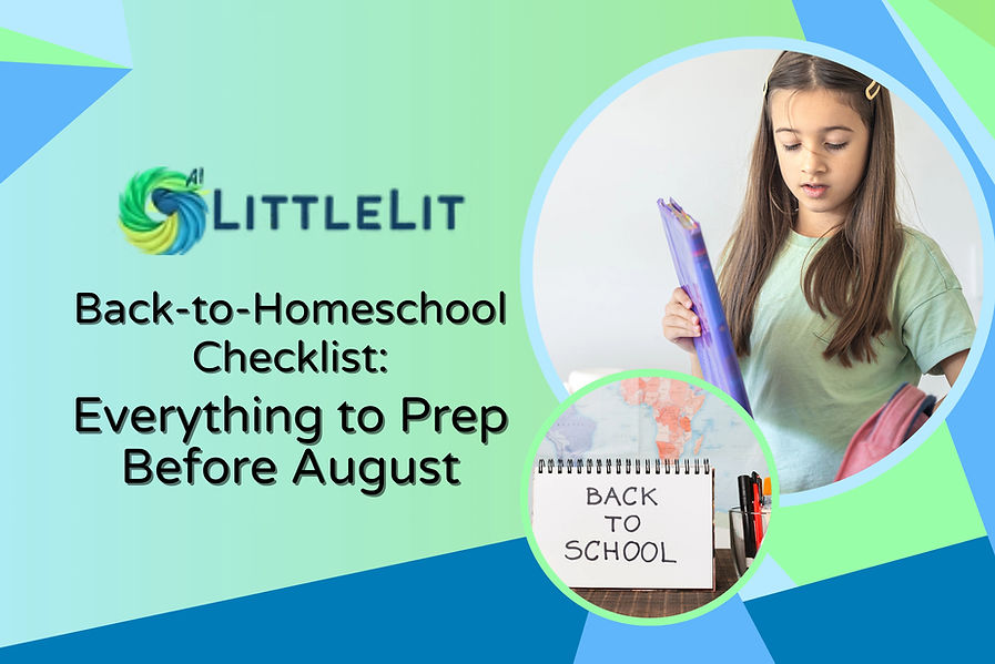 Back-to-Homeschool Checklist: Everything to Prep Before August