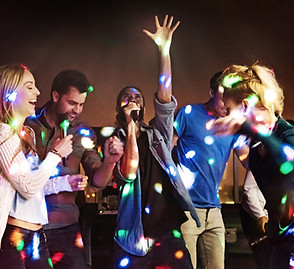 Group Singing at Party