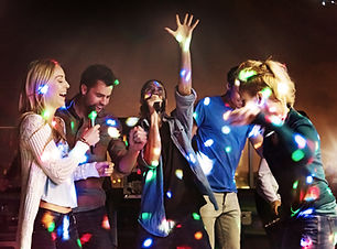 Gruppsång på festen