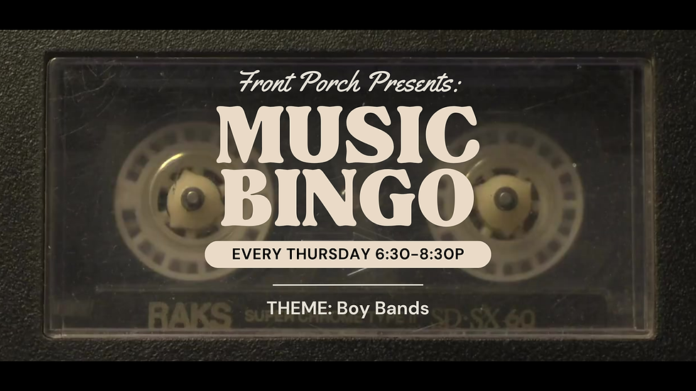 Music Bingo: Boy Bands