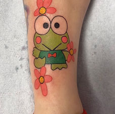 Keroppi Sanrio Tattoo - Eel Sashimi Tattoo