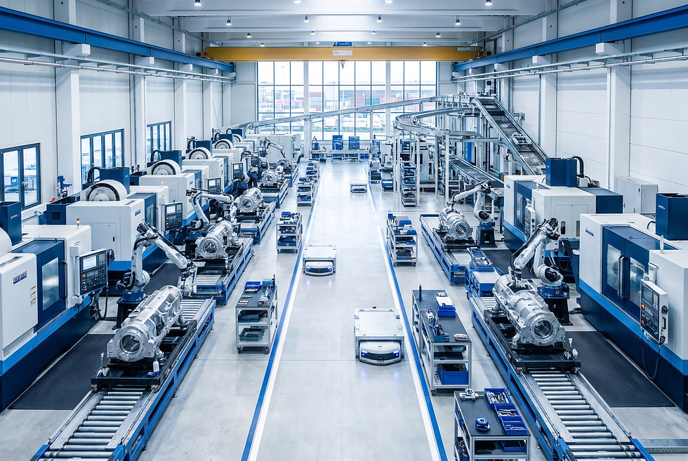 High-precision manufacturing facility producing industrial equipment for international B2B export markets.