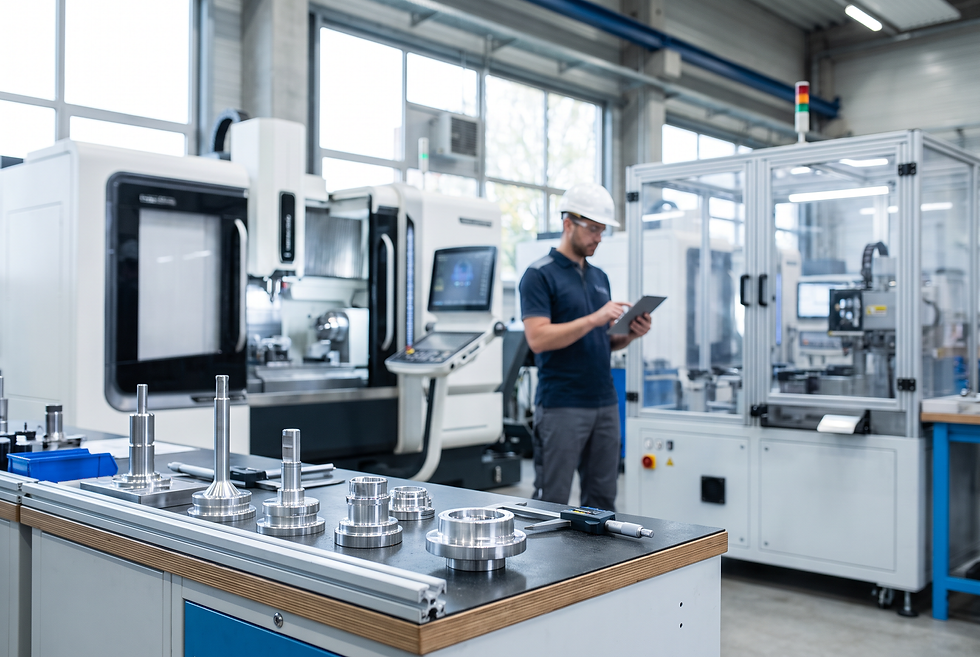 Precision CNC manufacturing floor illustrating technical product specification and industrial procurement evaluation.