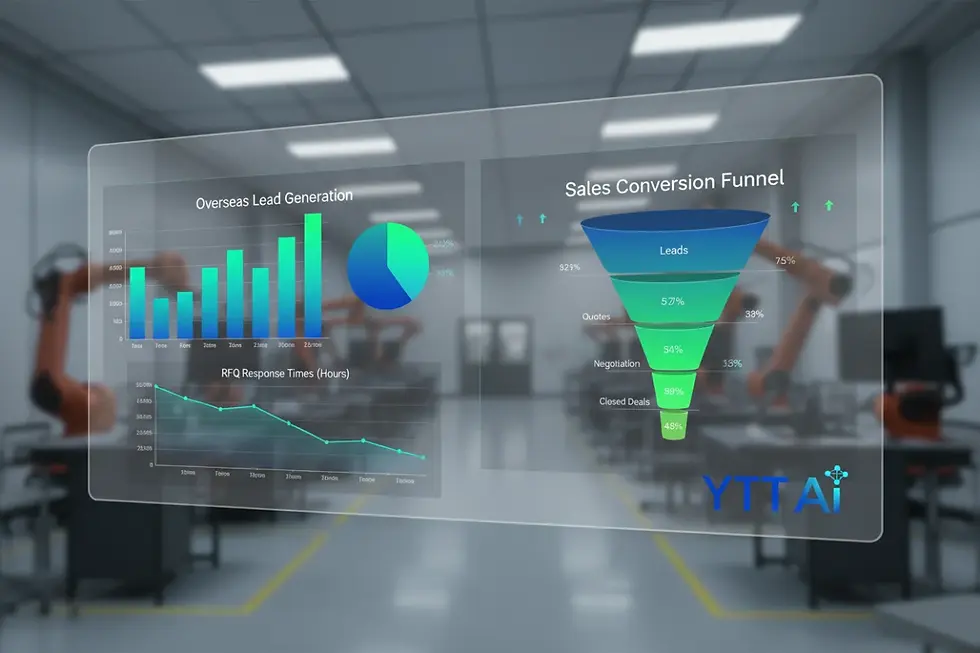 Manufacturing sales analytics and RFQ conversion dashboard