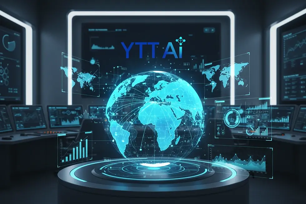 Strategic representation of overseas marketing for B2B manufacturers depicting global trade routes.