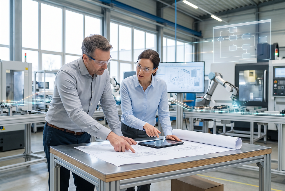 Manufacturing sales and engineering leadership evaluating international project requirements and commercial feasibility.