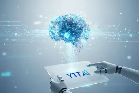 AI sales memory concept illustration showing data nodes