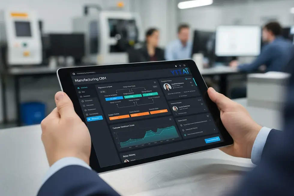 Optimizing manufacturing CRM context with integrated technical data