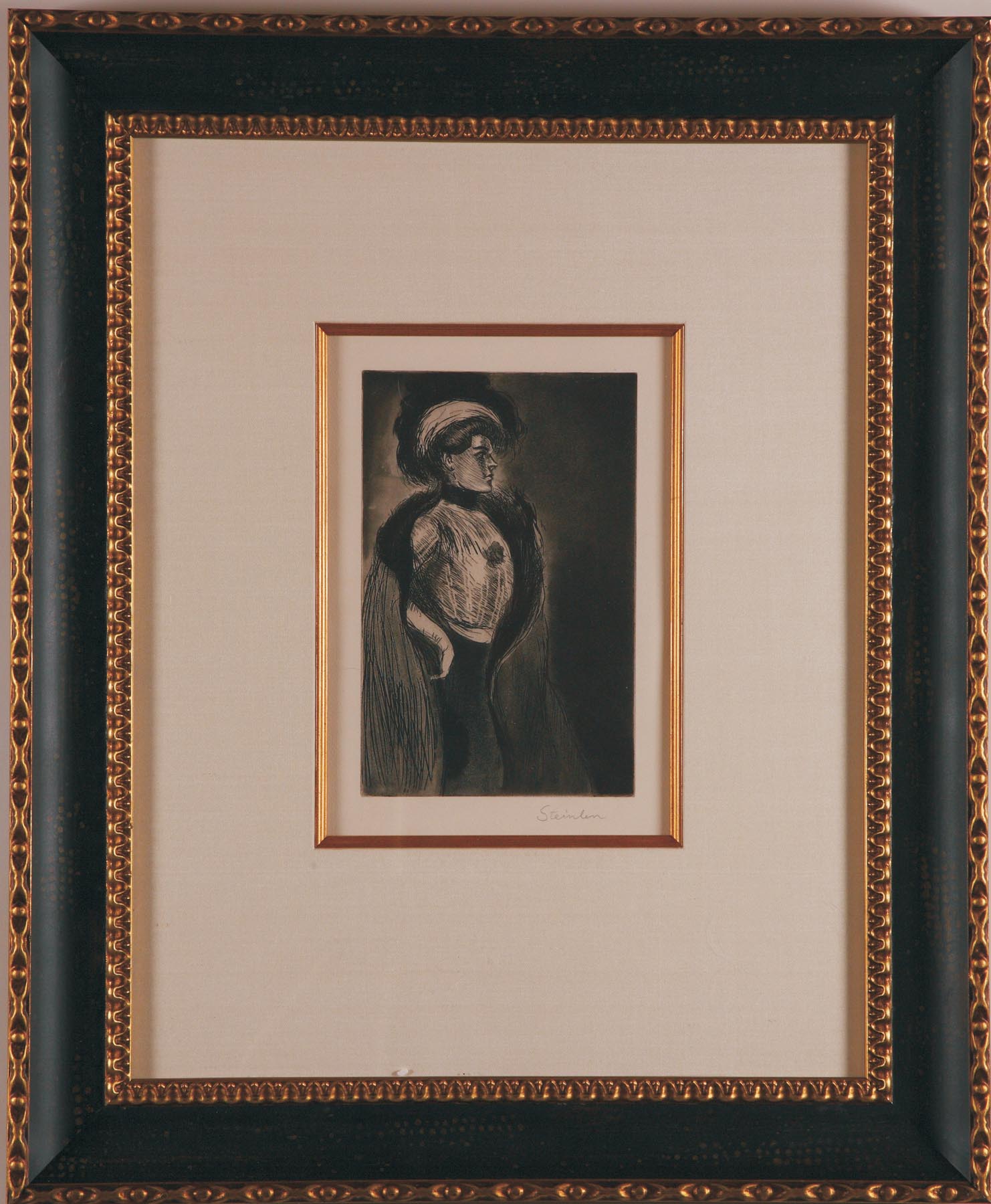Steinlen "Femme au Boa"