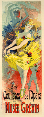 Cheret "Les Coulisses de L'Opera"