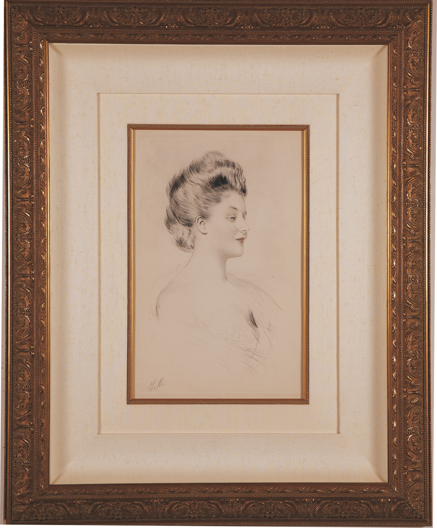 Helleu "Femme Profil"