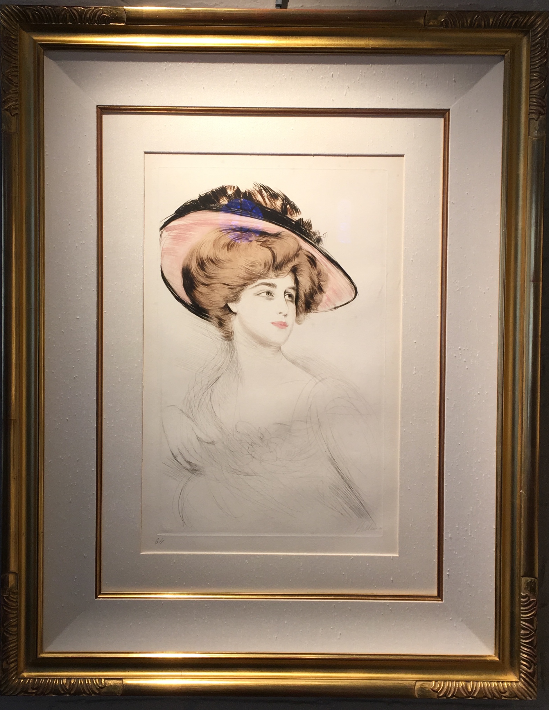 Helleu " Femme aux Cheveux Roux