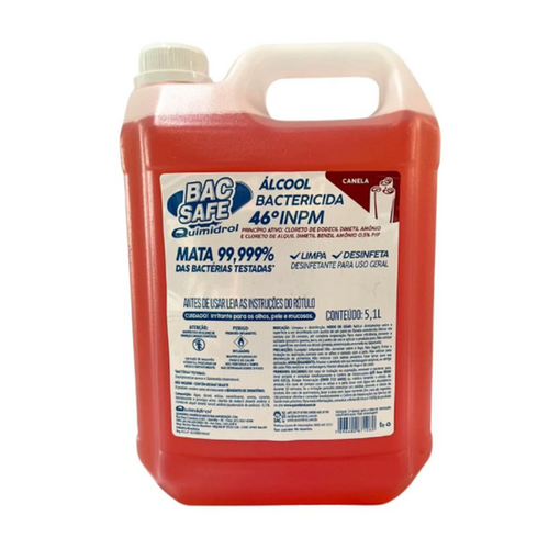 ALCOOL 46° INPM BAC 5L CANELA - QUIMIDROL | Fort