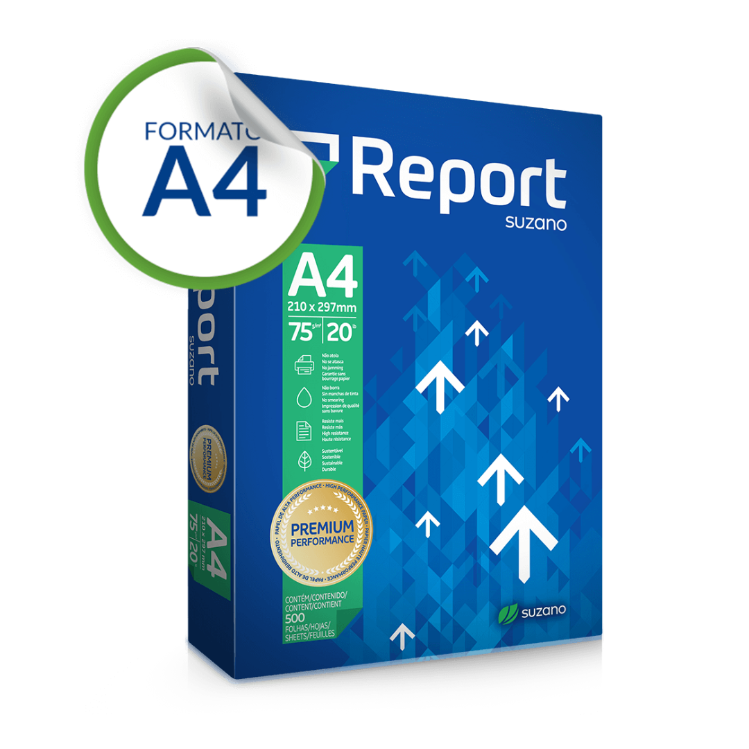PAPEL A4 75 GRS PREMIUM C/500 FLS -  REPORT