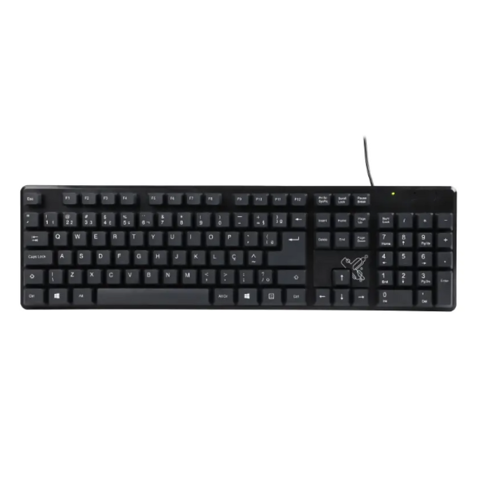 TECLADO USB PADRAO 107 TECLAS - MAXPRINT