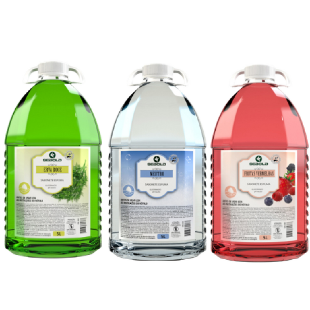 SABONETE ESPUMA ( DIV. AROMAS ) 5L - SEBOLD