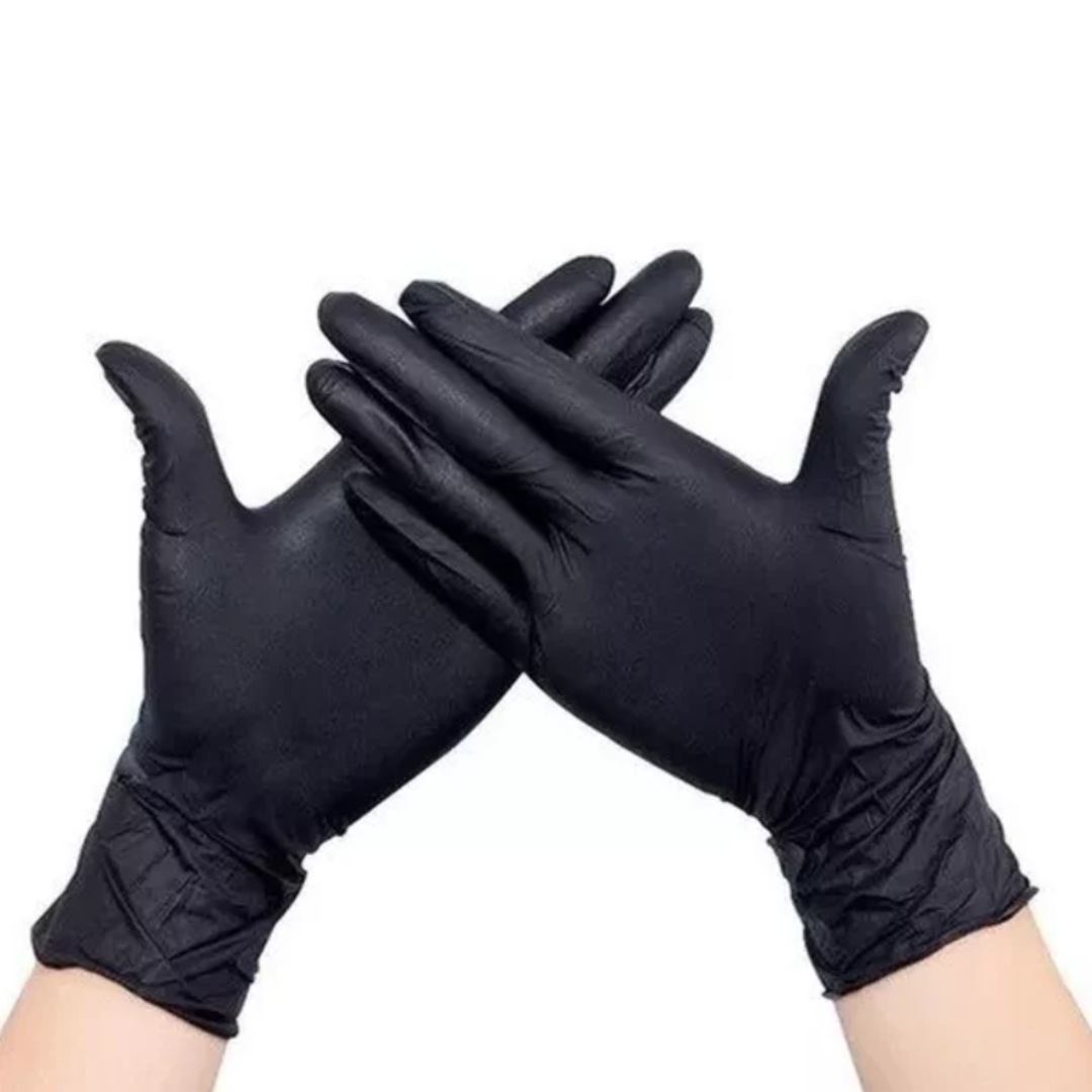 LUVA NITRILICA PRETA P/M/G 100UN - VABENE