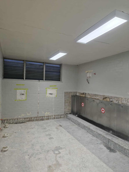 Male toilet block demolition at Ettalong Public School