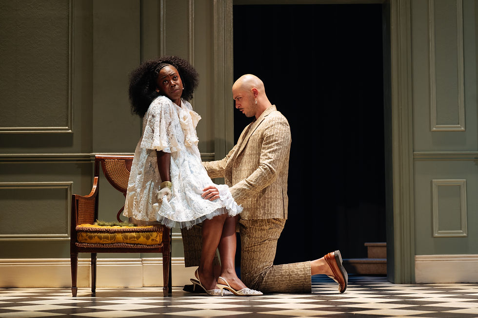 In shot: Tiwa Lade and Jamael Westman 