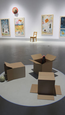 Gaetane Dion, Installation Silhouettes, Projet Faut pas se leurrer. En exposition à R3 de Trois-Rivières en juin 2020.