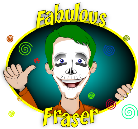 Halloween entertainer Fabulous Fraser logo