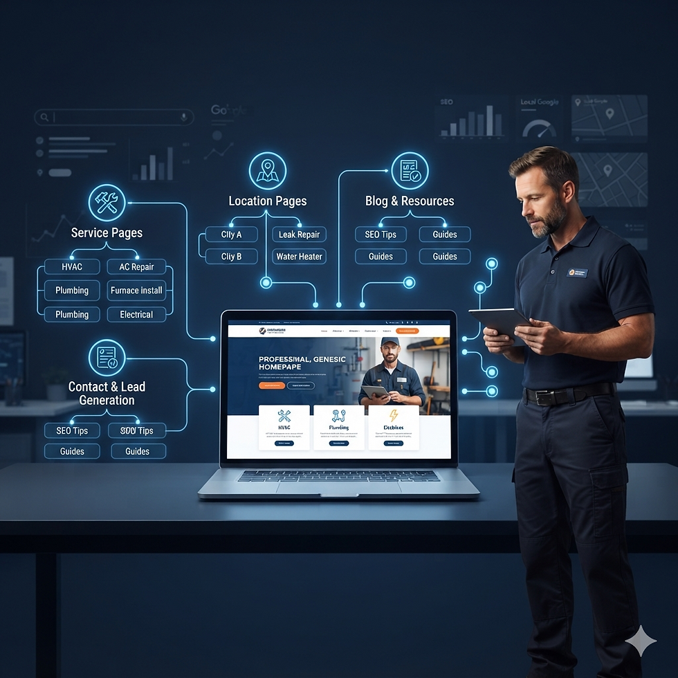 How Service Contractors Can Build a Website Structure Google Understands