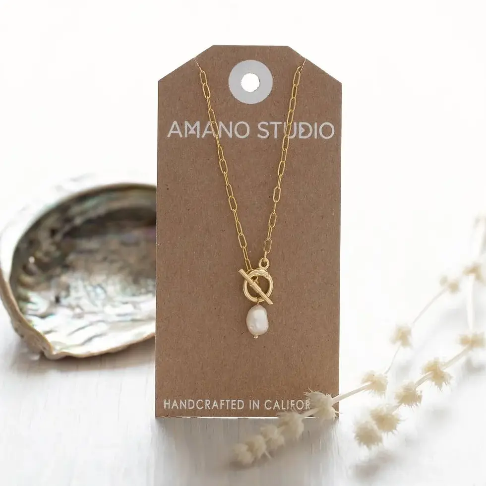 Thumbnail: Toggle Clasp with Pearl Necklace