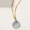 Thumbnail: Bohemian Long Medallion Necklace - Kyanite