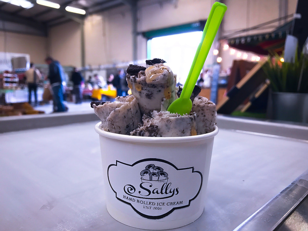 Oreo Hand Rolled Ice Cream - Sally's - Fusion Food Sunday's - Green Door Market - Dublin