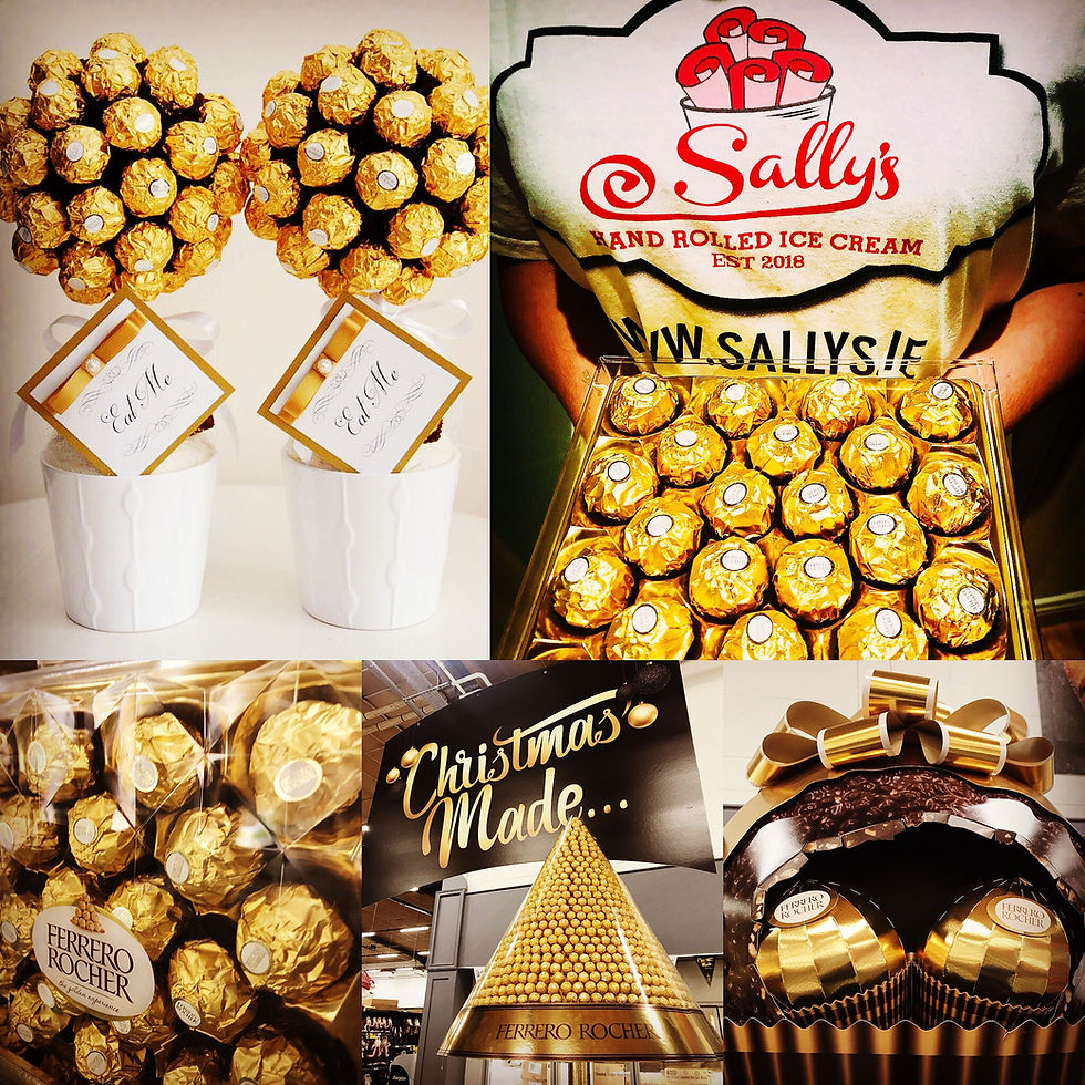 Ice Cream Rolls - Ferrero Rocher - Dublin - Sally's