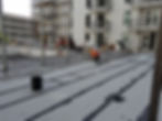 Podium deck hot rubber protection