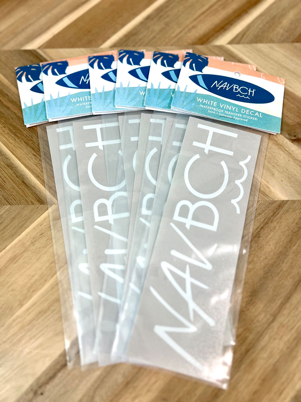 Thumbnail: NAV BCH®  | Classic White Vinyl Decal