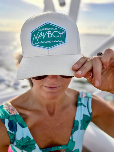 NAV BCH® | Snapback Trucker Patch Hat | NAV BCH