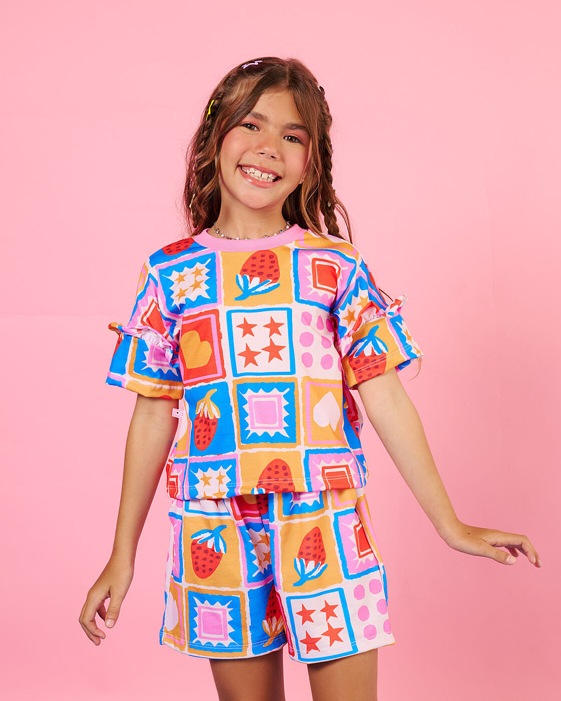 Conjunto Infantil Menina Quadro Mágico